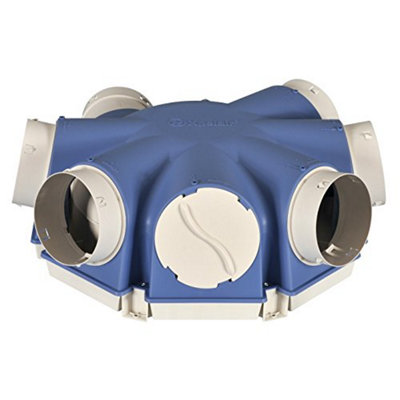 Xpelair Xplus 2 AC 125mm Multi-Room Central Extraction System for Optimal Air Quality