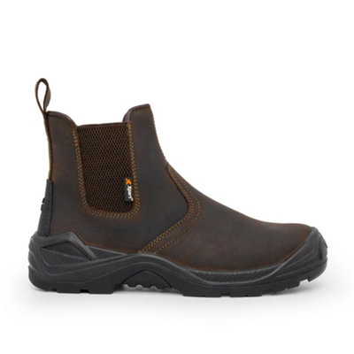 Xpert Defiant Safety Dealer Boots Brown