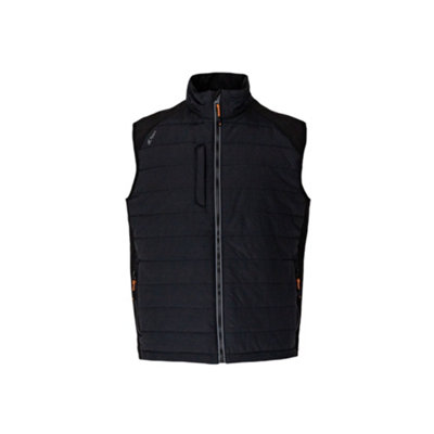 Xpert Pro Rip-stop Panelled Bodywarmer Black