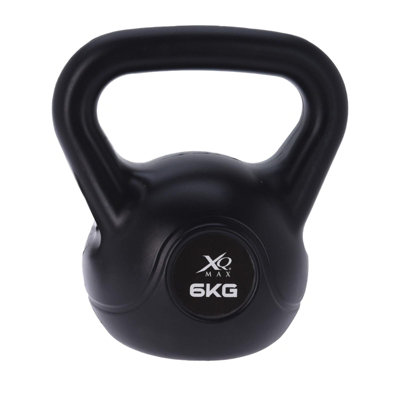 Peso kettlebell da 8 kg in cemento con rivestimento in plastica VidaXL