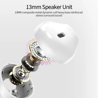XT98 Wireless Bluetooth Earbuds with Noise Cancelling and Waterproof Features