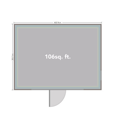 Xtend Insulated Garden Office 4.0M