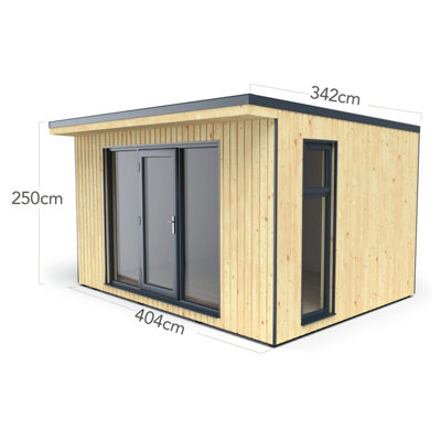Xtend Insulated Garden Office 4.0M