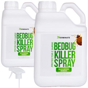 Xterminate Bed Bug Killer Repellent Spray Treatment 10L for Beds Frames Mattresses Carpets & More