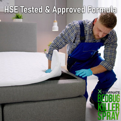 Xterminate Bed Bug Killer Repellent Spray Treatment 15L for Beds Frames Mattresses Carpets & More