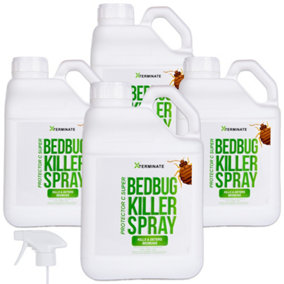 Xterminate Bed Bug Killer Repellent Spray Treatment 20L for Beds Frames Mattresses Carpets & More