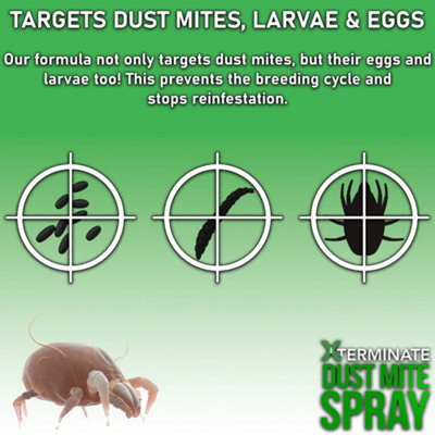 Xterminate Dust Mite Killer Spray Treatment 1L