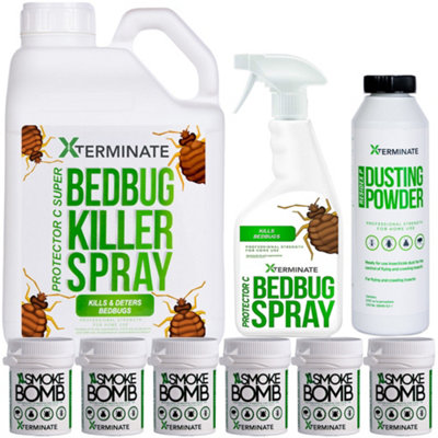 Xterminate Insect Bed Bug Killer Control Kill Treatment Kit 4 Rooms