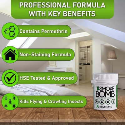 Xterminate Insect Killer Treatment Kit 2 To 3 Room, Insect killer spray ...