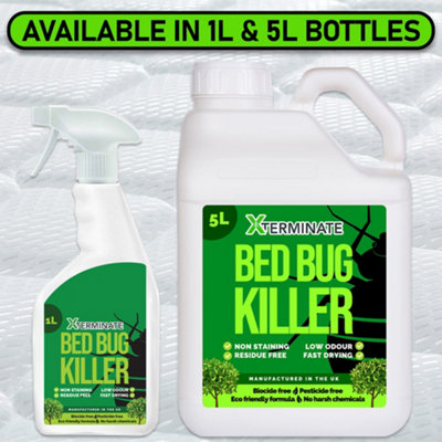Xterminate Pesticide Free Bed Bug Killer Spray 10L - Biocide Free, No ...