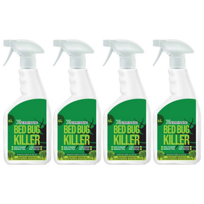 View of Xterminate Pesticide Free Bed Bug Killer Spray 4L - Biocide Free, No ...