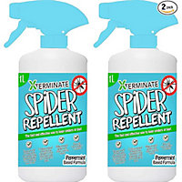 Xterminate Spider Repellent 2 Litre Super Strength Natural Peppermint Oil. Repels and Deters Spiders