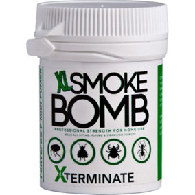 Xterminate XL 11g Smoke Bomb Fogger Killer For Fleas, Bed bug, Carpet Moths, Cluster Fly, Silverfish, Carpet Beetle