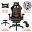 XTREME Engage Premium Gaming Chair with Bluetooth Speakers & RGB LED Lights Ergonomic PC Computer Recliner Swivel Gamer Chair