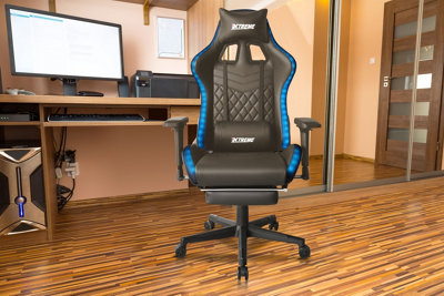 XTREME Engage Premium Gaming Chair with Bluetooth Speakers RGB LED Lights Ergonomic PC Computer Recliner