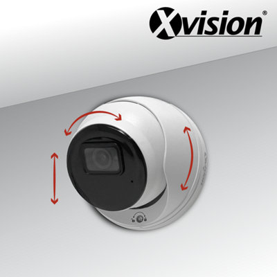 Xvision X4C5000V-W-4 5MP AI powered Mini Dome - White