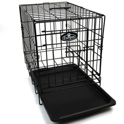 XXL 48inch Foldable Black Dog Cage - 6