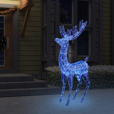 XXL Acrylic Christmas Reindeer 250 LED 180 cm Blue - 3