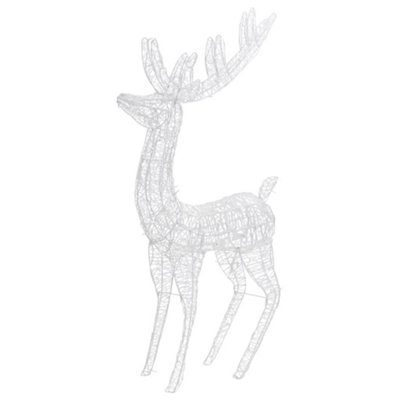 XXL Acrylic Christmas Reindeer 250 LED 180 cm Blue - 6