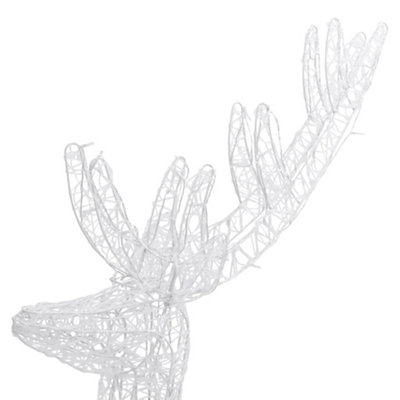 XXL Acrylic Christmas Reindeer 250 LED 180 cm Blue - 7