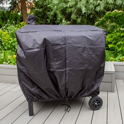 XXL BBQ Smoker Grill & Union Jack Bunting - 8
