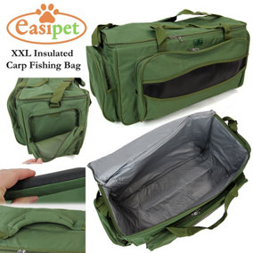 XXL Carp Coarse Fishing Tackle Bag Insulated Carryall Holdall Padded