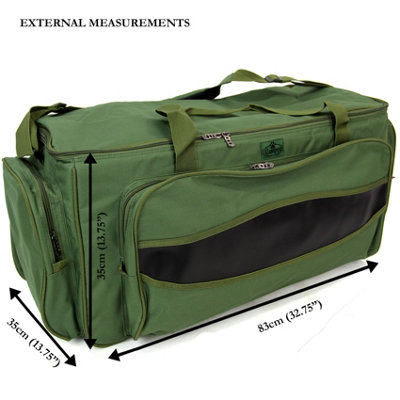 XXL Carp Coarse Fishing Tackle Bag Insulated Carryall Holdall Padded - 3