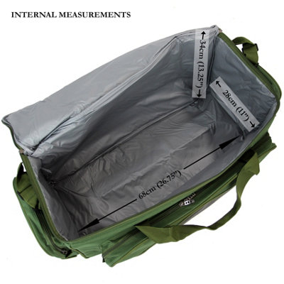 XXL Carp Coarse Fishing Tackle Bag Insulated Carryall Holdall Padded - 4