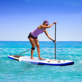 XXL Inflatable Stand Up Board with Non Slip Deck Pad