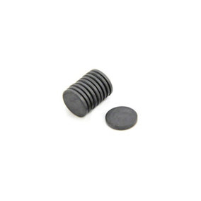 Y10 Ferrite Magnet for Arts, Craft, Science and DIY - 20mm x 3mm thick - 0.6kg Pull0