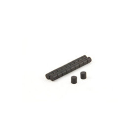 Y10 Ferrite Magnets for Arts, Crafts, Model Making, DIY and Hobbies - 6mm dia x 6mm thick - 0.07kg Pull - Pack of 20