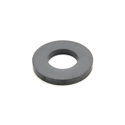 Y30BH Ferrite Ring Magnet for Arts, Crafts, Model Making, DIY and Hobbies - 100mm O.D. x 50mm I.D. x 12mm thick - 9kg Pull