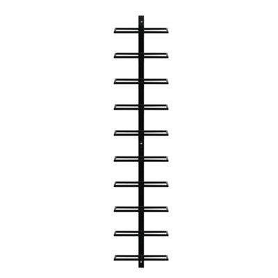 Yaheetech 10 Bottle Wall Mounted Wine Rack Black - 1