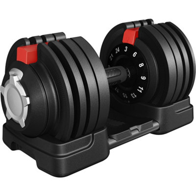 Yaheetech 12-in-1 Adjustable Dumbbell Set, 3kg-24kg