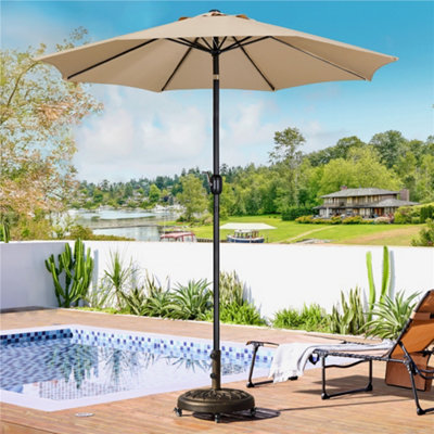 Premium 25kg Patio Umbrella Base - Weatherproof Outdoor Stand for Parasols - Strong, Stylish & Durable