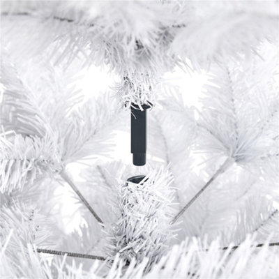 Yaheetech 4ft Spruce Artificial Christmas Tree with Foldable Stand White - 6