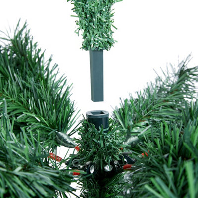 Yaheetech 5ft Green Hinged Spruce Artificial Christmas Tree with