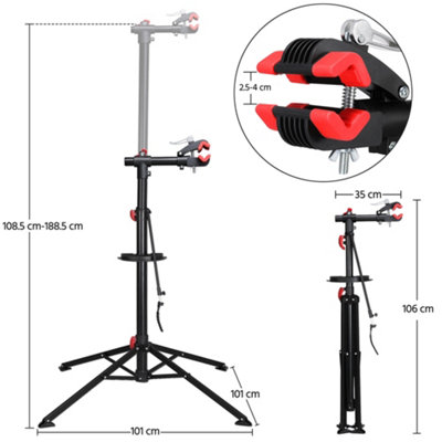 Yaheetech Adjustable Bike Repair Stand with Multiple Quick Release DIY at B Q