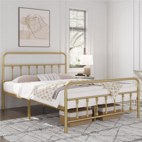 Gold wire online bed frame