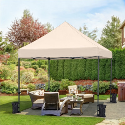 Yaheetech Beige 3x3m Heavy Duty Pop Up Gazebo
