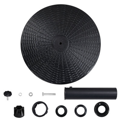 Yaheetech Black 10kg Heavy Duty Patio Market Umbrella Base - 4