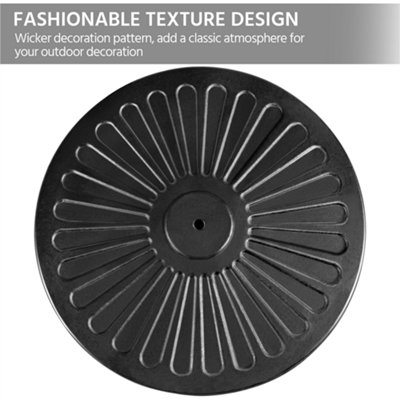 Yaheetech Black 10kg Resin Patio Market Umbrella Base - 5
