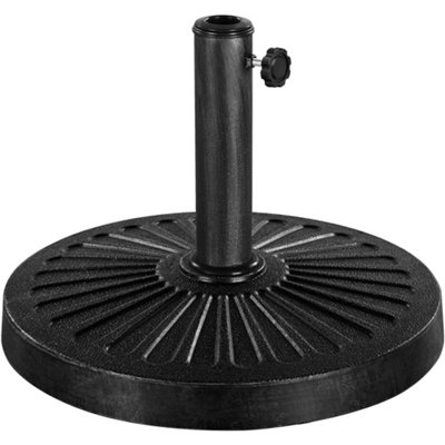 Yaheetech Black 14kg Patio Umbrella Base Stand for 38/48mm Poles