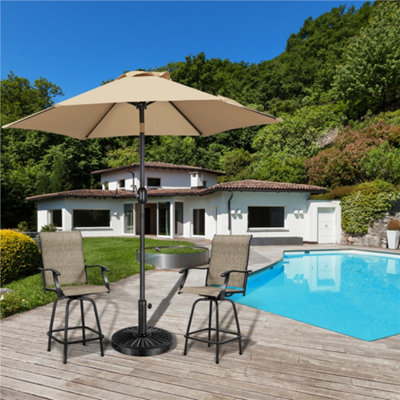 Yaheetech Black 14kg Patio Umbrella Base Stand for 38/48mm Poles