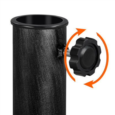 Yaheetech Black 14kg Patio Umbrella Base Stand for 38/48mm Poles - 9