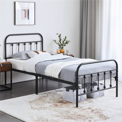 Vintage metal headboard and clearance footboard