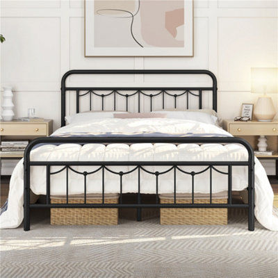 Black on sale vintage headboard