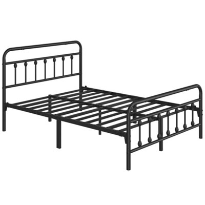 Vintage metal headboard and footboard deals