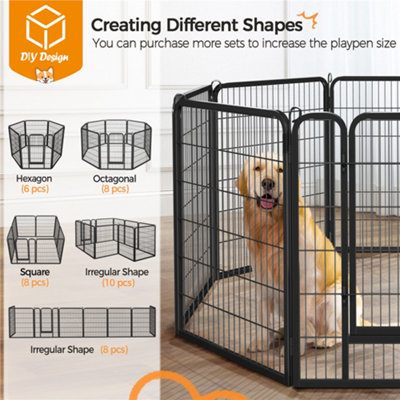 Katoji Playpen 2-Door Coro Colo Land White & Grey 5 Months-63903