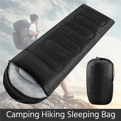 Yaheetech Black Adult Envelope Sleeping Bag Single Person for 3 Seasons - 6